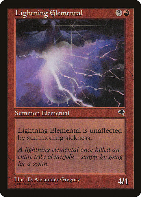 Lightning Elemental|Tempest|186