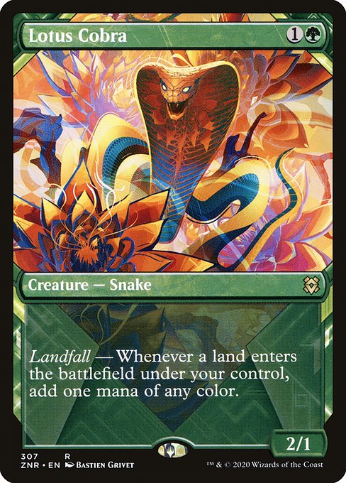 Lotus Cobra|Zendikar Rising|307