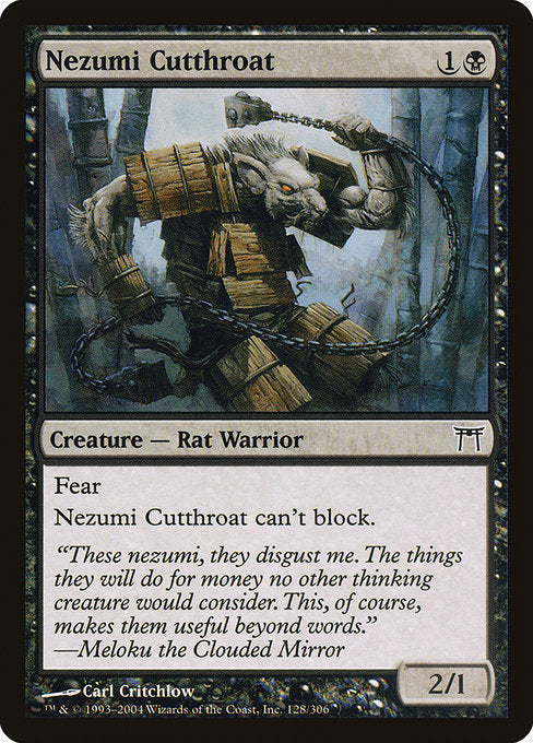 Nezumi Cutthroat|Champions of Kamigawa|128