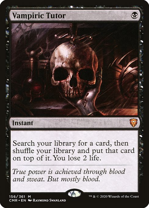 Vampiric Tutor|Commander Legends|156