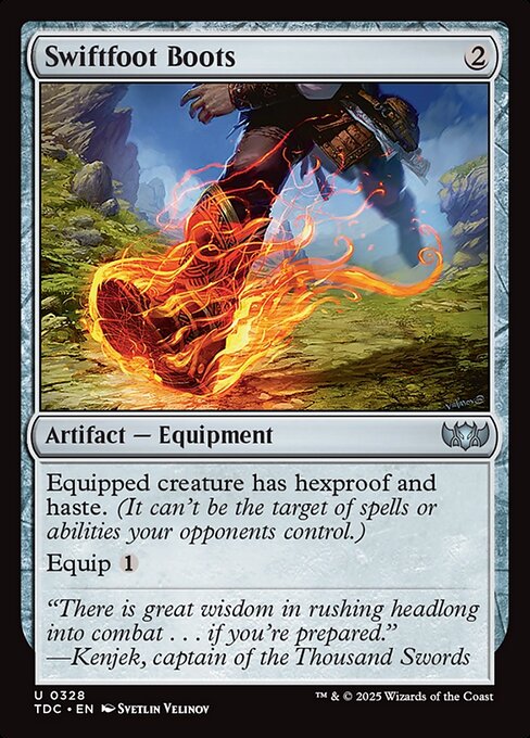 Swiftfoot Boots|Tarkir: Dragonstorm Commander|328