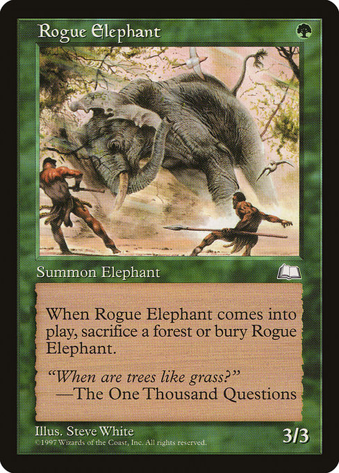 Rogue Elephant|Weatherlight|139