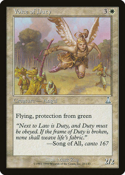 Voice of Duty|Urza's Destiny|23