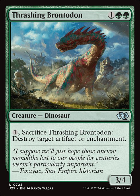 Thrashing Brontodon|Foundations Jumpstart|725