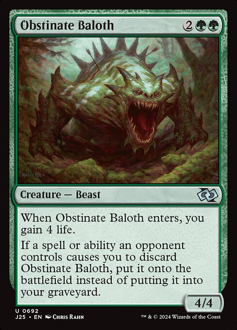 Obstinate Baloth|Foundations Jumpstart|692