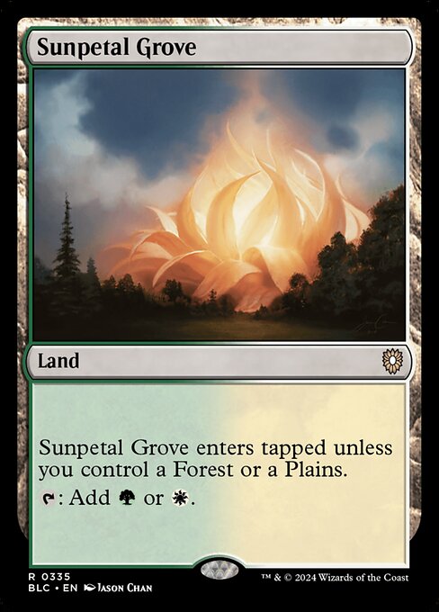 Sunpetal Grove|Bloomburrow Commander|335