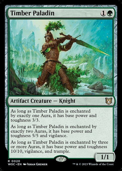 Timber Paladin|Wilds of Eldraine Commander|20