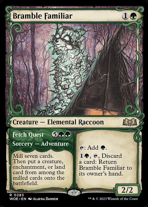 Bramble Familiar // Fetch Quest|Wilds of Eldraine|283