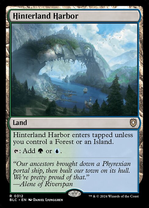 Hinterland Harbor|Bloomburrow Commander|312