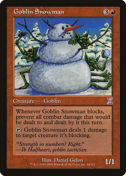 Goblin Snowman|Time Spiral Timeshifted|64