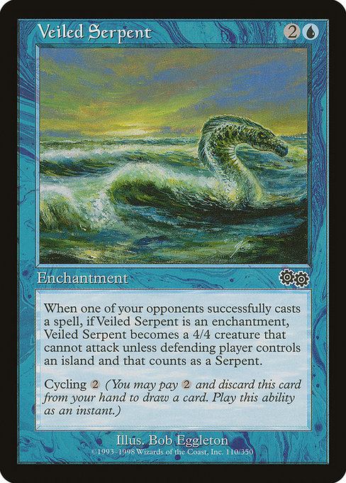 Veiled Serpent|Urza's Saga|110