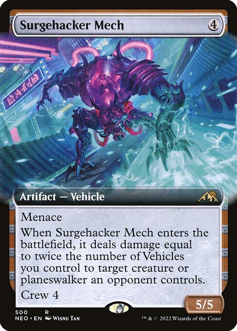 Surgehacker Mech|Kamigawa: Neon Dynasty|500