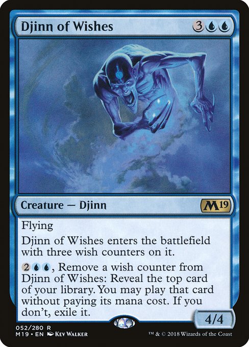 Djinn of Wishes|Core Set 2019|52