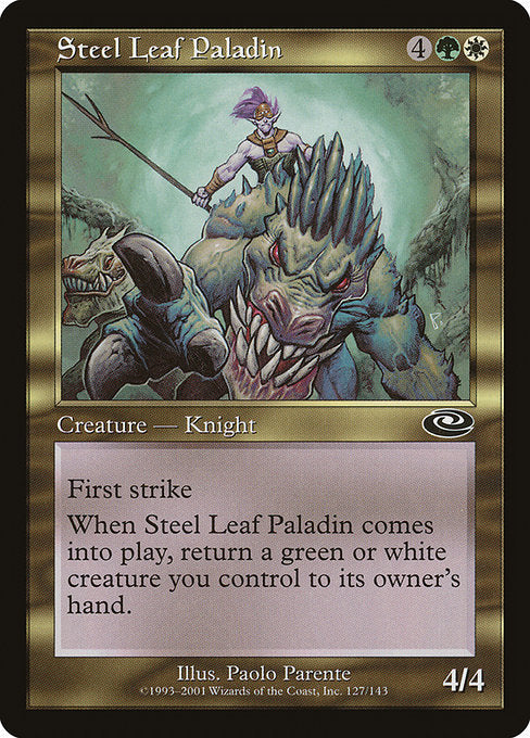 Steel Leaf Paladin|Planeshift|127