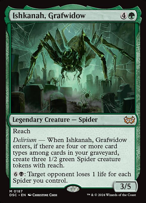 Ishkanah, Grafwidow|Duskmourn: House of Horror Commander|187