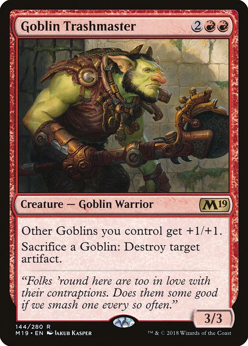 Goblin Trashmaster|Core Set 2019|144