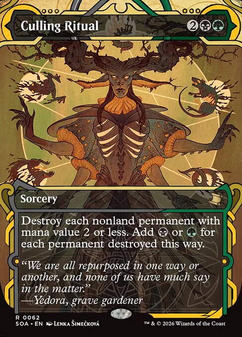 Culling Ritual | Secrets of Strixhaven Mystical Archive | 62 - FOIL | Showcase Foil