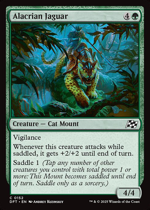 FOIL|Alacrian Jaguar|Aetherdrift|152