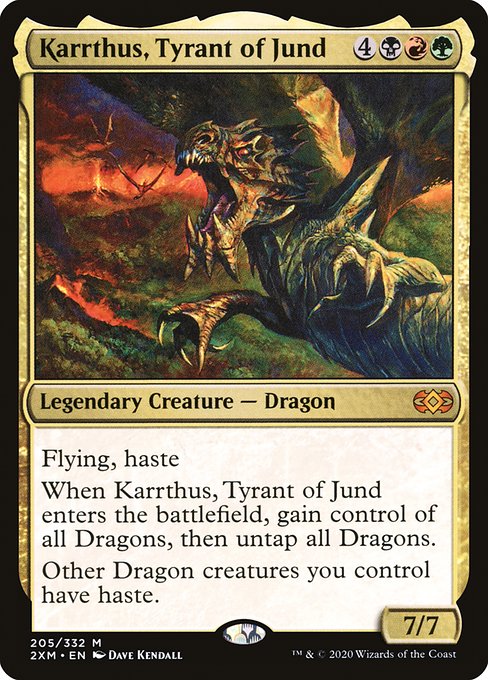 Karrthus, Tyrant of Jund|Double Masters|205