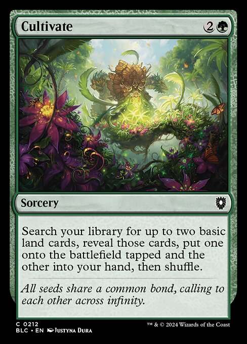 Cultivate|Bloomburrow Commander|212