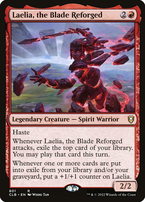 Laelia, the Blade Reforged|Commander Legends: Battle for Baldur's Gate|801