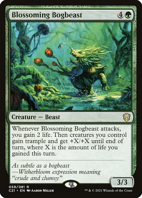 Blossoming Bogbeast|Commander 2021|59