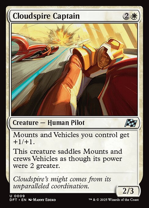 FOIL|Cloudspire Captain|Aetherdrift|9