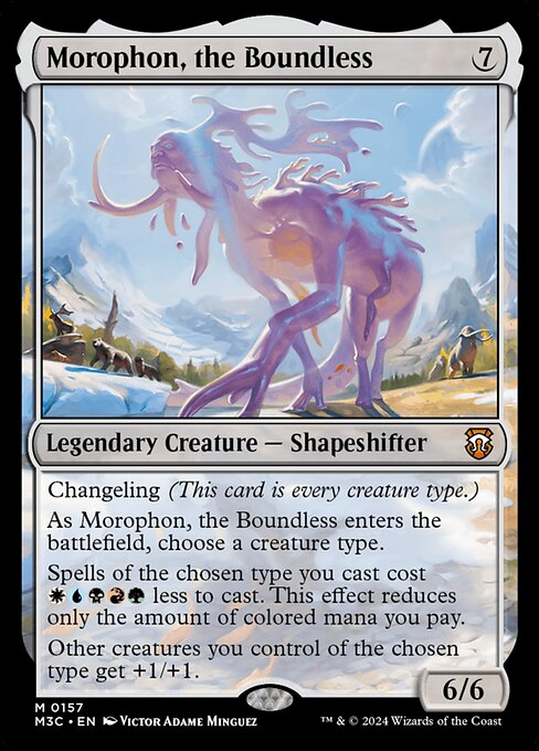 Morophon, the Boundless|Modern Horizons 3 Commander|157