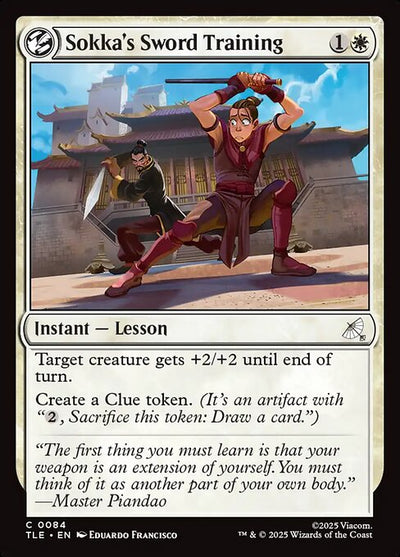 Sokka's Sword Training