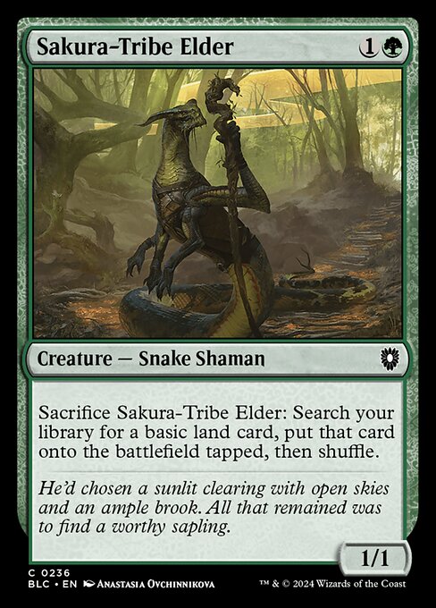 Sakura-Tribe Elder|Bloomburrow Commander|236