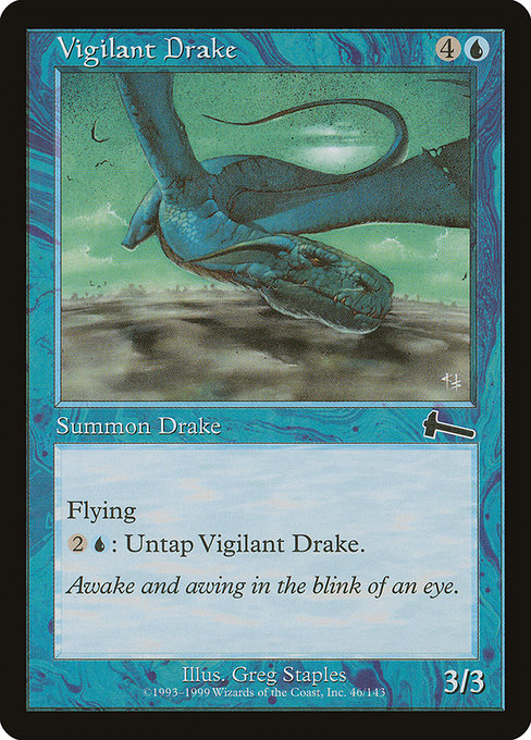 Vigilant Drake|Urza's Legacy|46