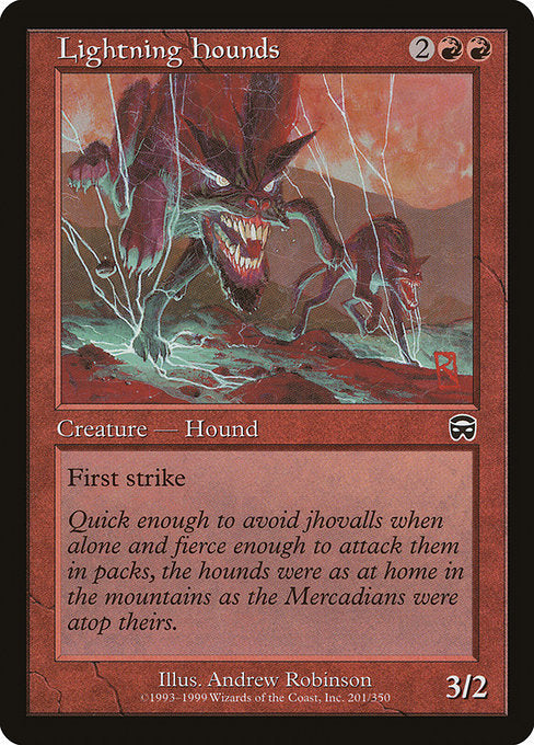 Lightning Hounds|Mercadian Masques|201