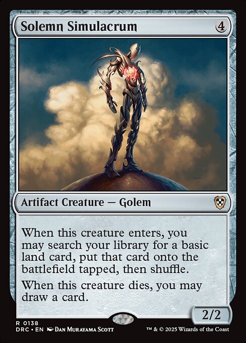 Solemn Simulacrum|Aetherdrift Commander|138