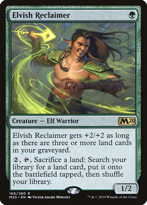 Elvish Reclaimer|Core Set 2020|169