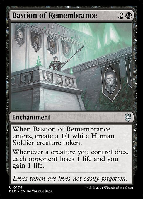 Bastion of Remembrance|Bloomburrow Commander|179