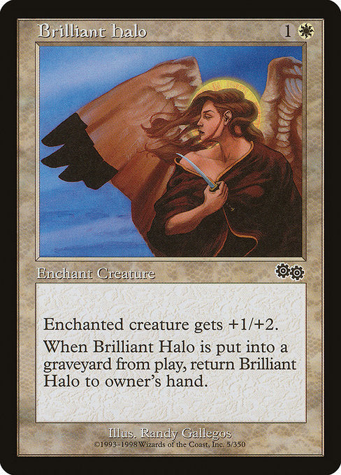 Brilliant Halo|Urza's Saga|5