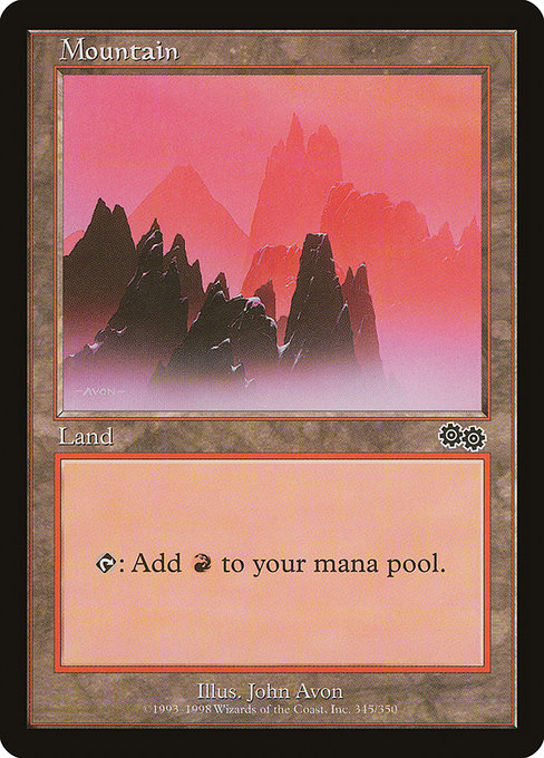 Mountain|Urza's Saga|345