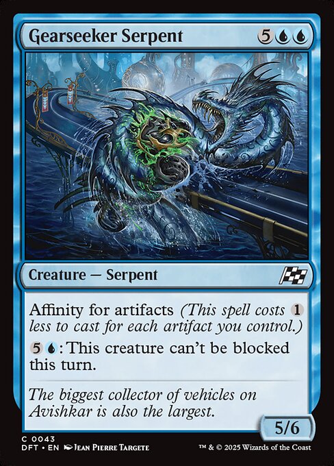 FOIL|Gearseeker Serpent|Aetherdrift|43