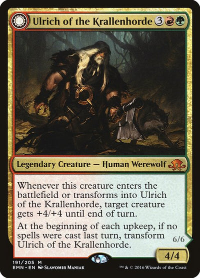 Ulrich of the Krallenhorde // Ulrich, Uncontested Alpha