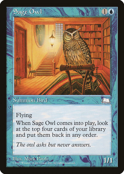 Sage Owl|Weatherlight|52