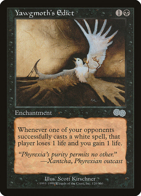 Yawgmoth's Edict|Urza's Saga|170