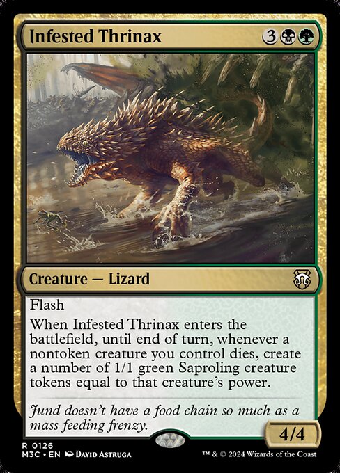 Infested Thrinax|Modern Horizons 3 Commander|126