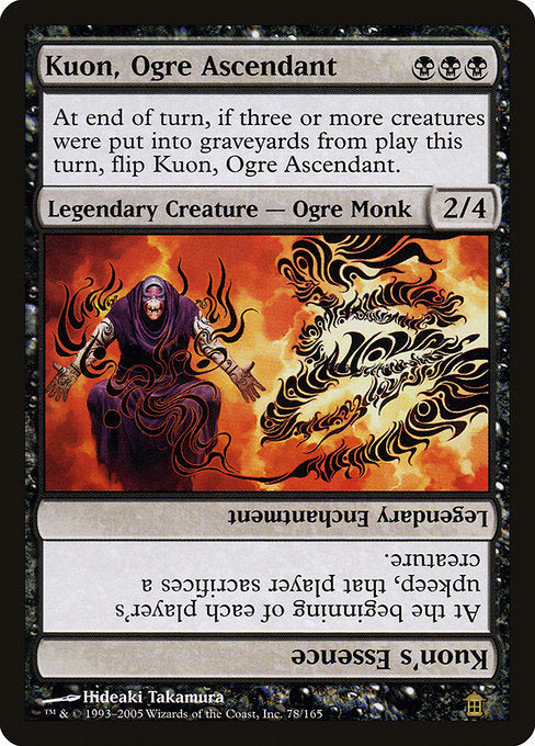 Kuon, Ogre Ascendant // Kuon's Essence|Saviors of Kamigawa|78