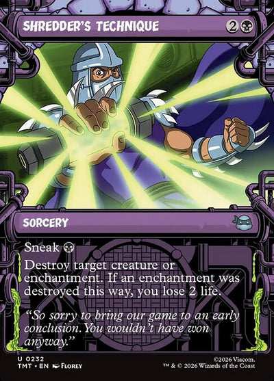 Shredder's Technique