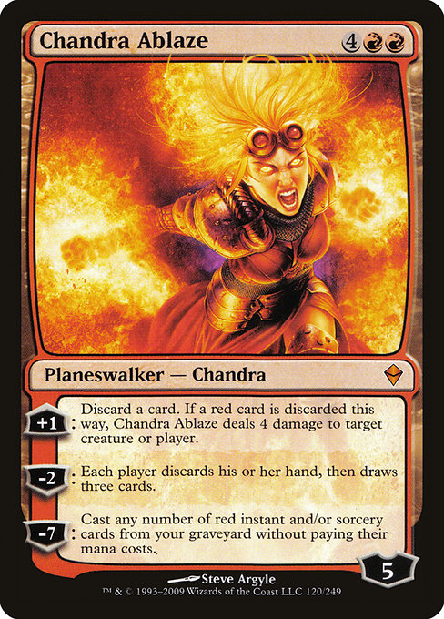 Chandra Ablaze|Zendikar|120