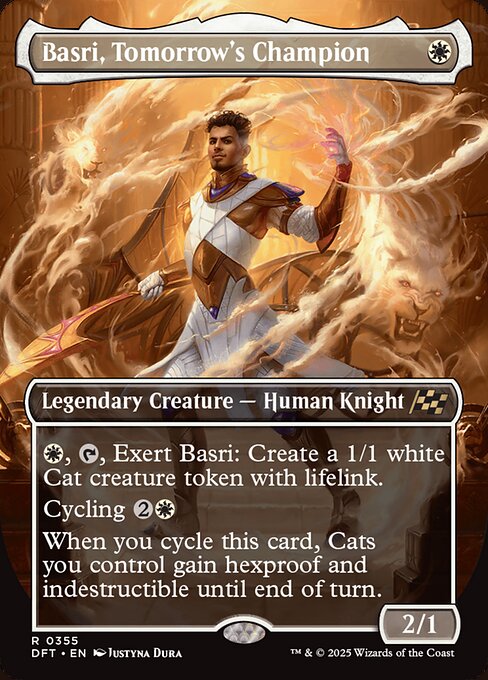 FOIL|Basri, Tomorrow's Champion|Aetherdrift|355