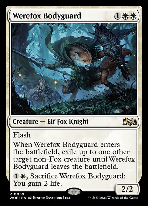 Werefox Bodyguard|Wilds of Eldraine|39