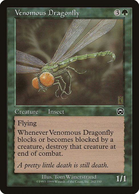 Venomous Dragonfly|Mercadian Masques|282