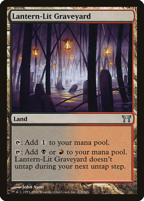 Lantern-Lit Graveyard|Champions of Kamigawa|278