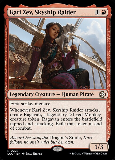 Kari Zev, Skyship Raider|The Lost Caverns of Ixalan Commander|227